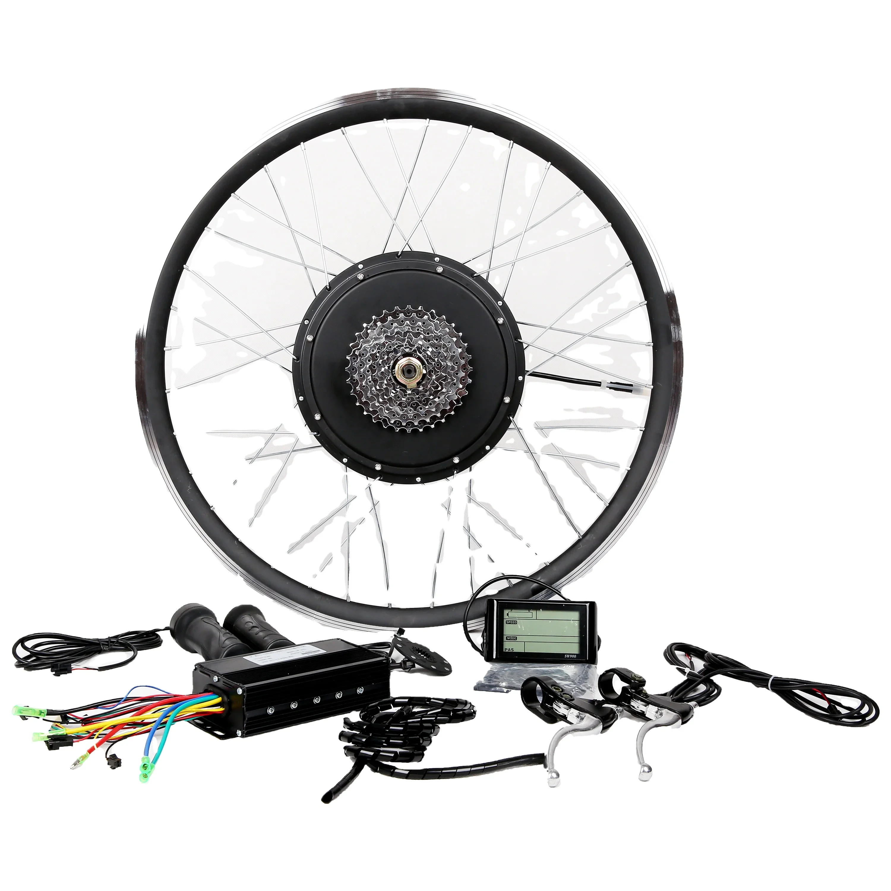 Factory Wholesale Hot Sale In US 16'' Electric Motor For Sale Electric Cycle Conversion Kit With Battery