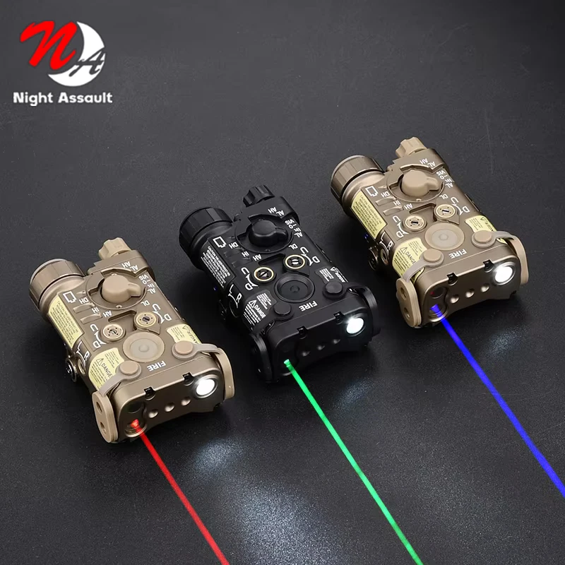 

Tactical WADSN Metal L3-NGAL Powerful Red Green Blue IR Indicator Airsoft Hunting Weapon Flashlight Strobe LA23 PLUG 20MM Rail