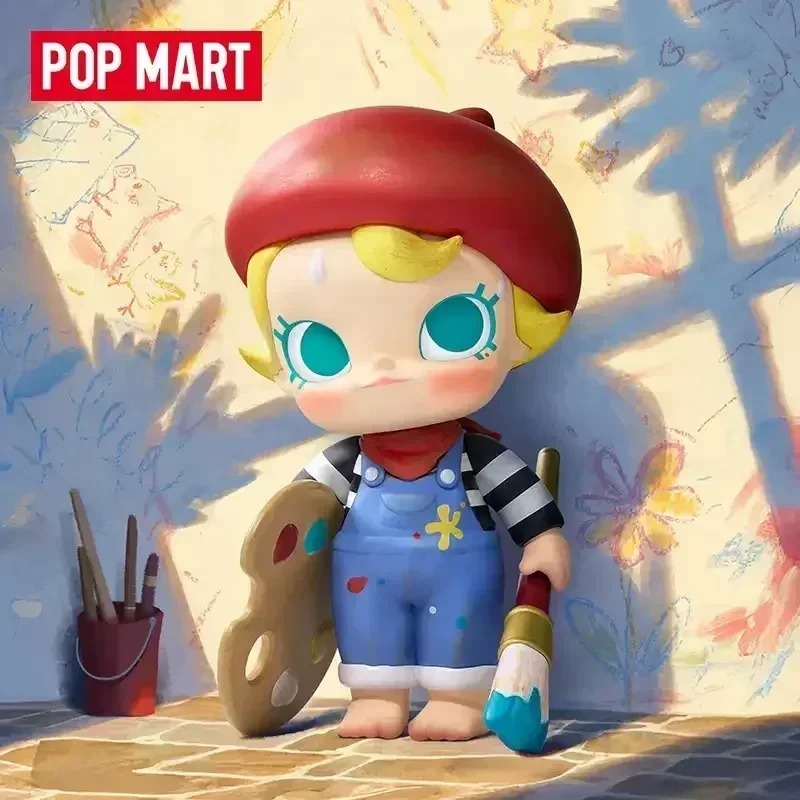 

POP MART Baby Molly Future Painter Series Оригинальная коллекционная фигурка-сюрприз (слепая коробка) Аниме-фигурка Куклы для девочек