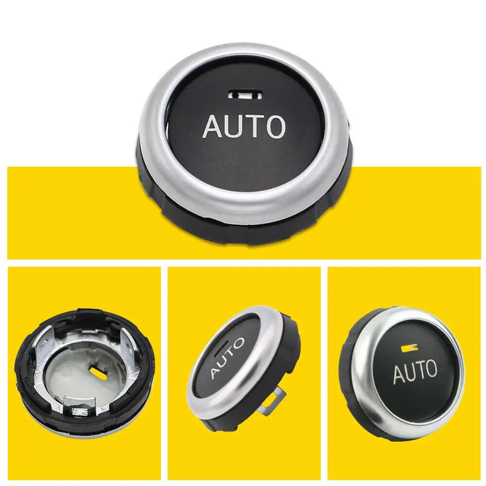 Car Air Conditioner Climate Control Button Knob Switch Cover Parts Compatible For B MW 5 6 7 Series X5 X6