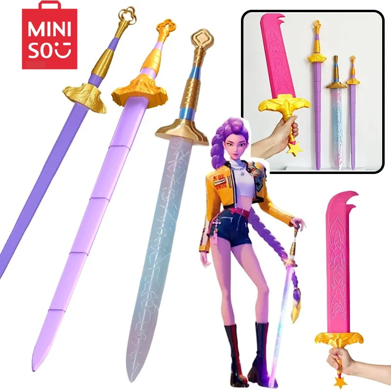 

Demones Witch Hunters Rumi Sword Huntrix Girl Cosplay Long Sword Roleplay Props for Idol Halloween Carnival Costume Accessories