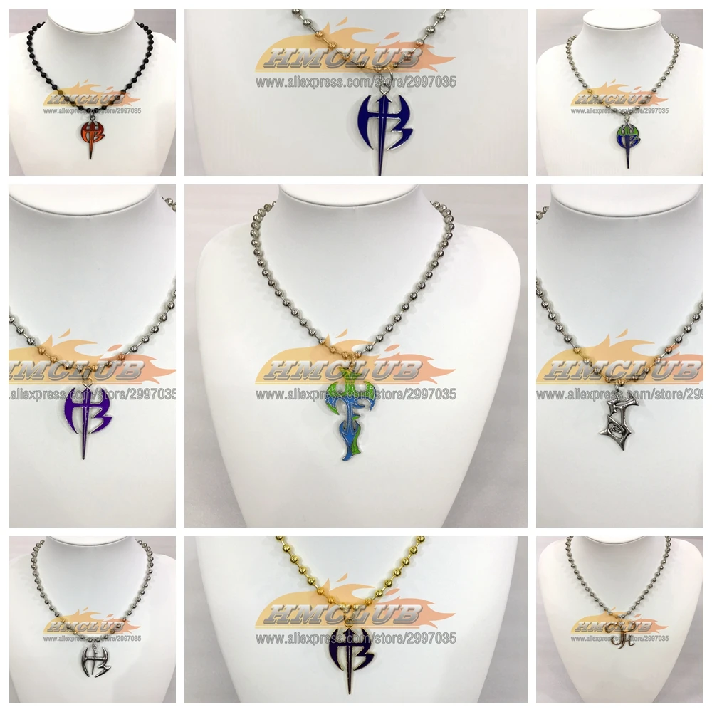 Fashion Necklace Kit With Chain Adult Men Women Jewelry For Hardy Boyz Matt Jeff Pendant Wrestling Sport Retro Necklaces 5 Color