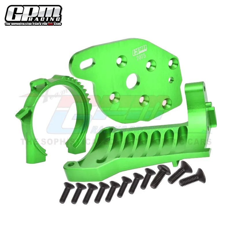 GPM CNC 7075 Aluminum Motor Mounts 8960 For TRAXXAS 1/10 Maxx W/Widemaxx