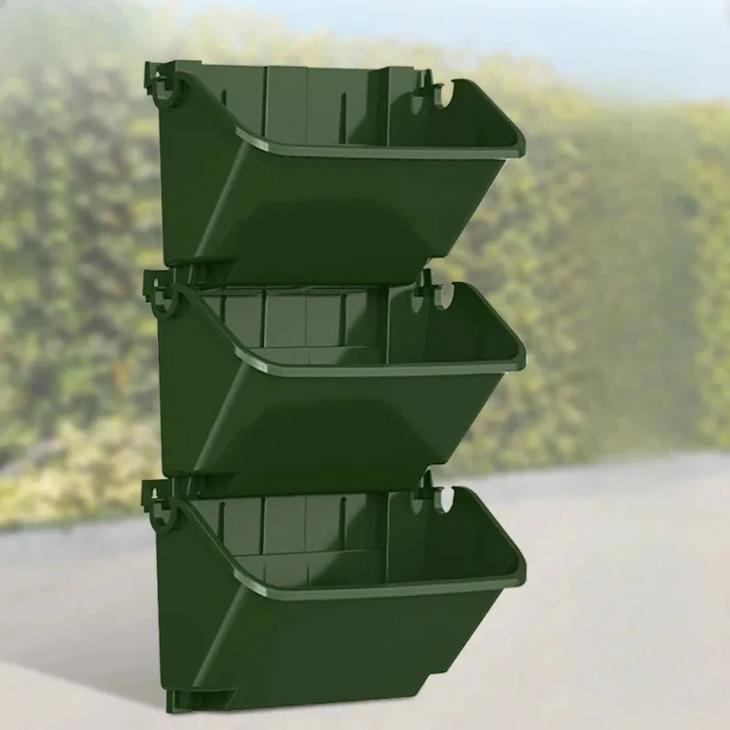 

Garden Plant Walls Flower Pot Enclosures Hanging Plastic Containers Planting Box