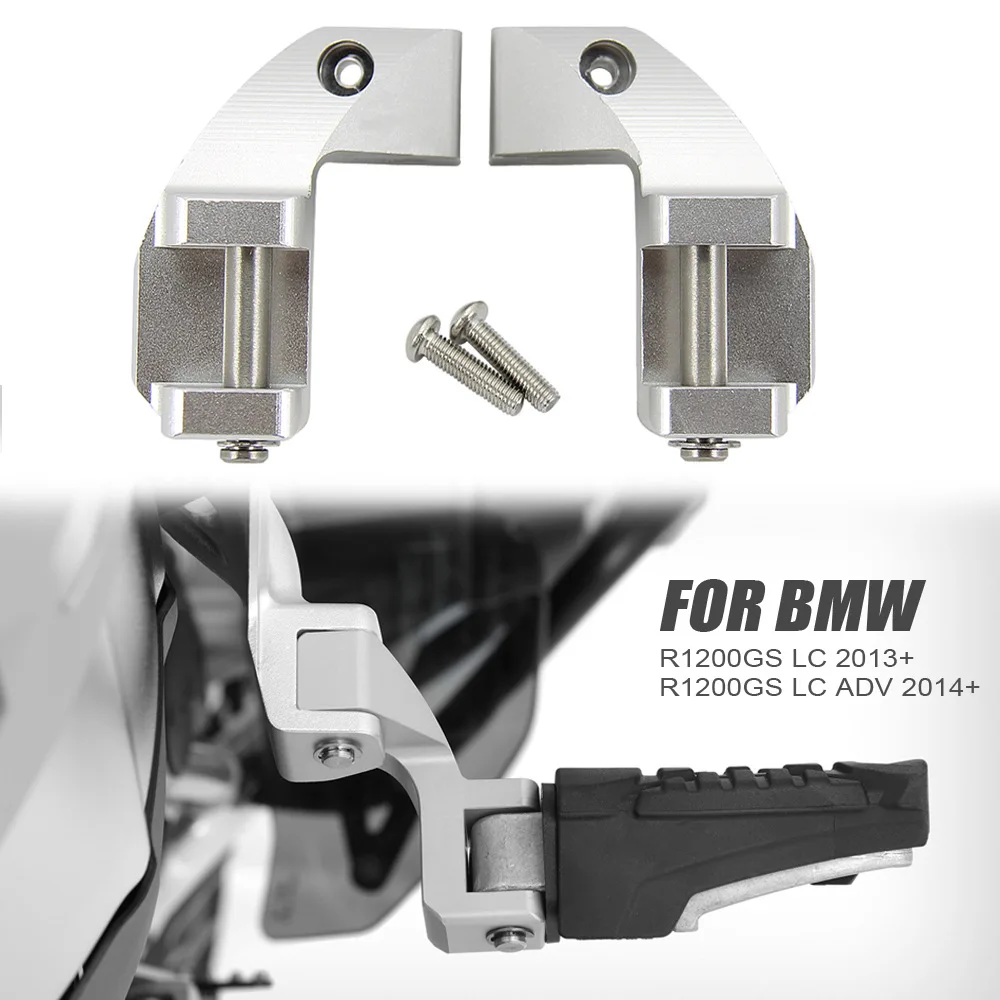 For BMW  R 1200 GS LC ADV 2014-2022 R1200GS L R1200GS LC 2013-2022 2018 Foot peg Motorcycle Passenger Footpeg Lowering Kit