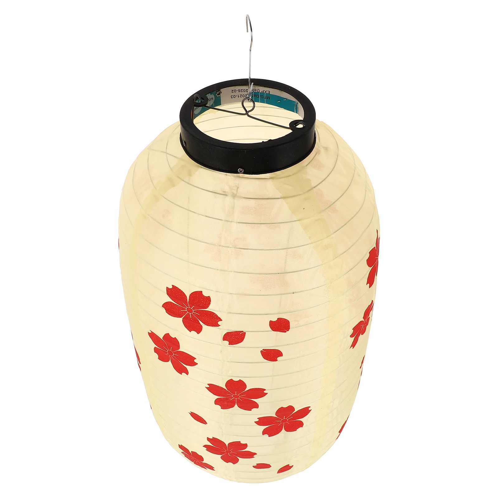 

1pc Winter Melon Lantern Japanese Silk Hanging Decorative Yellow Flower Style Lanterns Festive Accessories Reusable