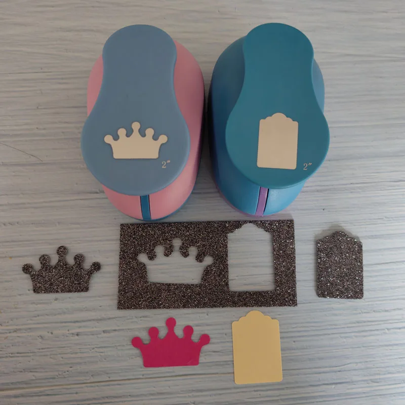 Flower Furador 46mm 50mm DIY Paper Cut EVA Foam Maker Puncher Scrapbooking Labor Saving For Kid Hole Punch Paper Cutter