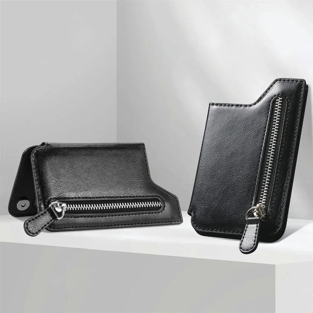 PU Leather Credit Card Bag Multi Slot Super Stick Business Card Holder Slim Universal Compatibility