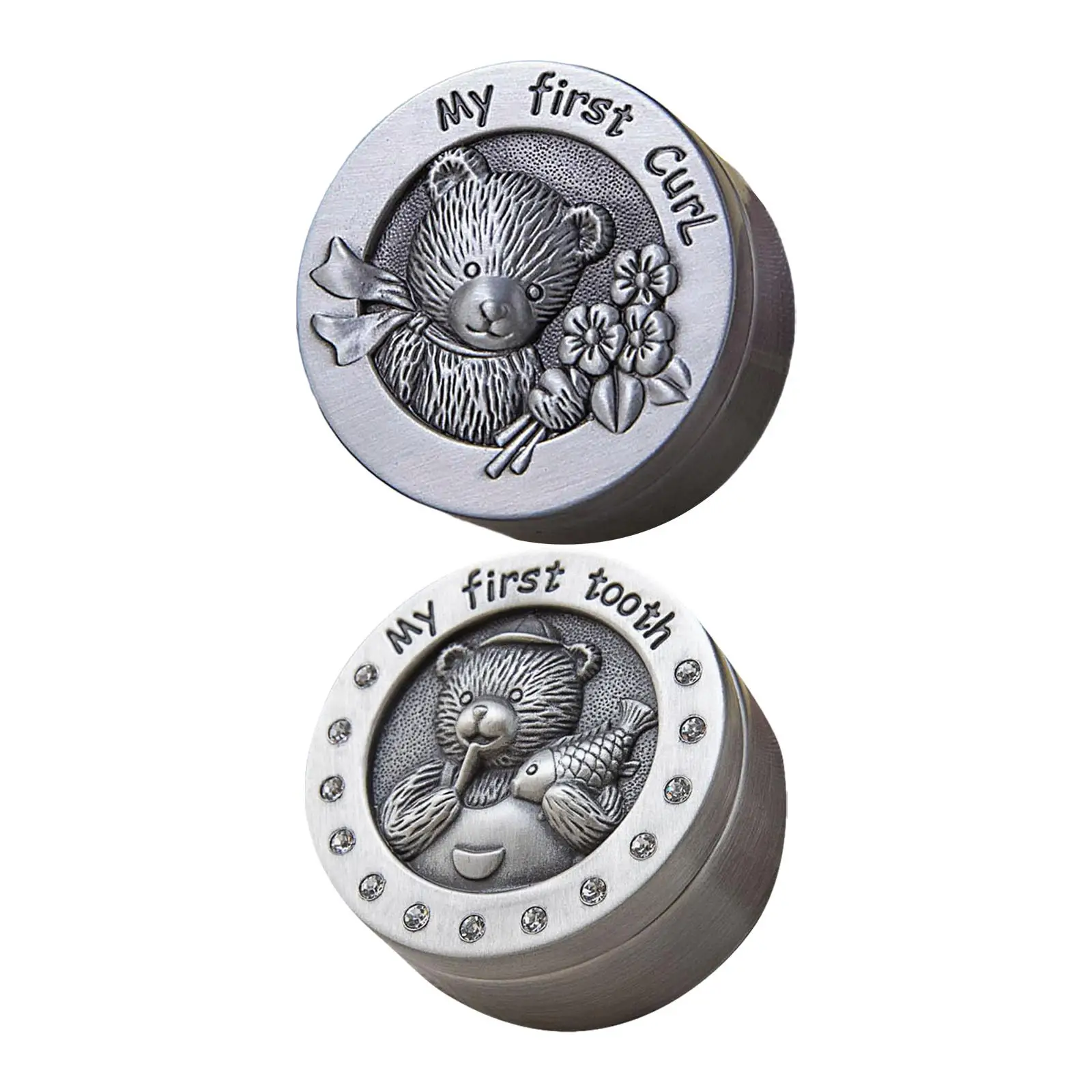 Pudełko na pamiątki dla niemowląt Pudełko do przechowywania zębów na prezent urodzinowy dla dziecka Baby Shower