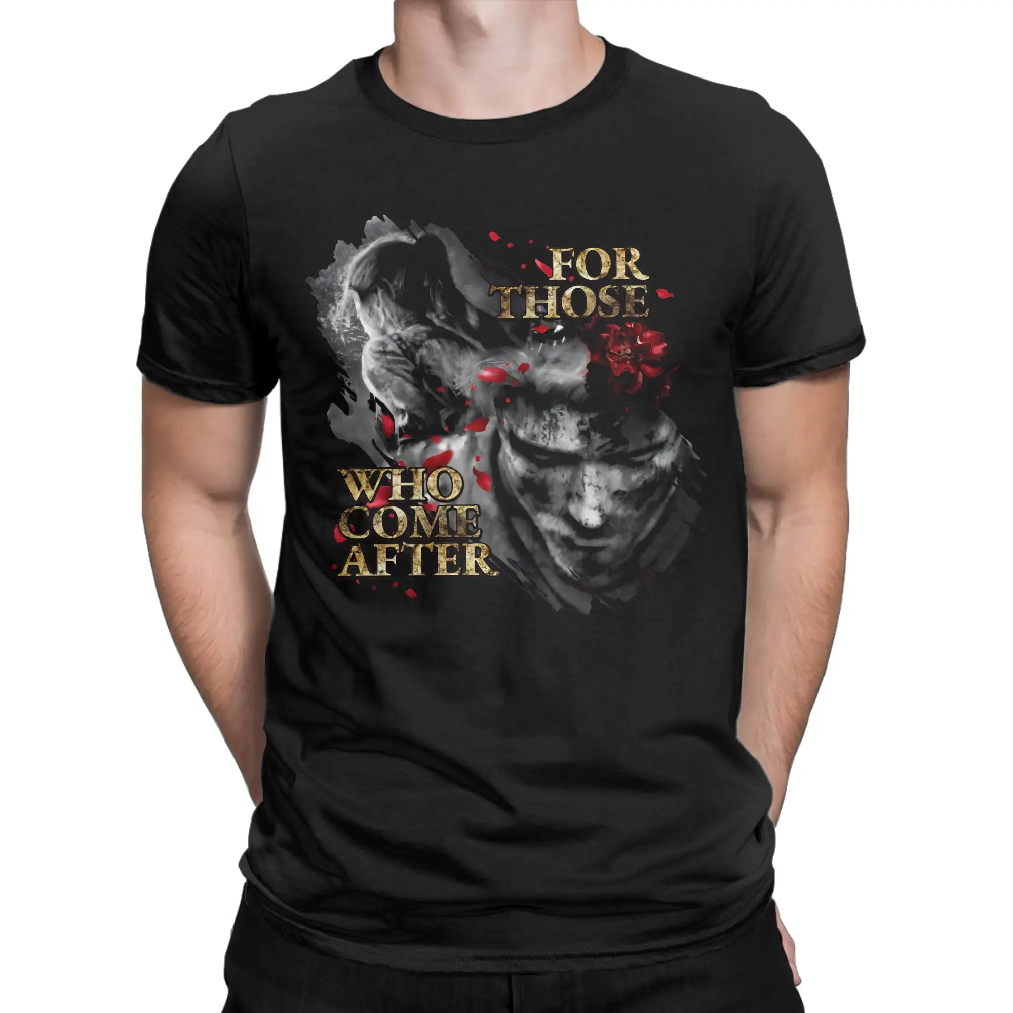 Clair Obscur Expedition Those Who Come After  Men T Shirts  Leisure Tees Short Sleeve Round Neck T-Shirts Pure Cotton Clothes