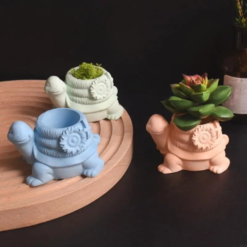 

Функциональные черепахи и форма силиконовой формы улитки для ваз и украшения свечи