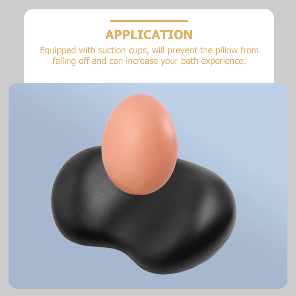 

Anti Slip Backrest Pad Bath Pillow Cushion for Bathtub Suction Cups Headrest Spa Accessories Tub Women Travel Gift Home Daily