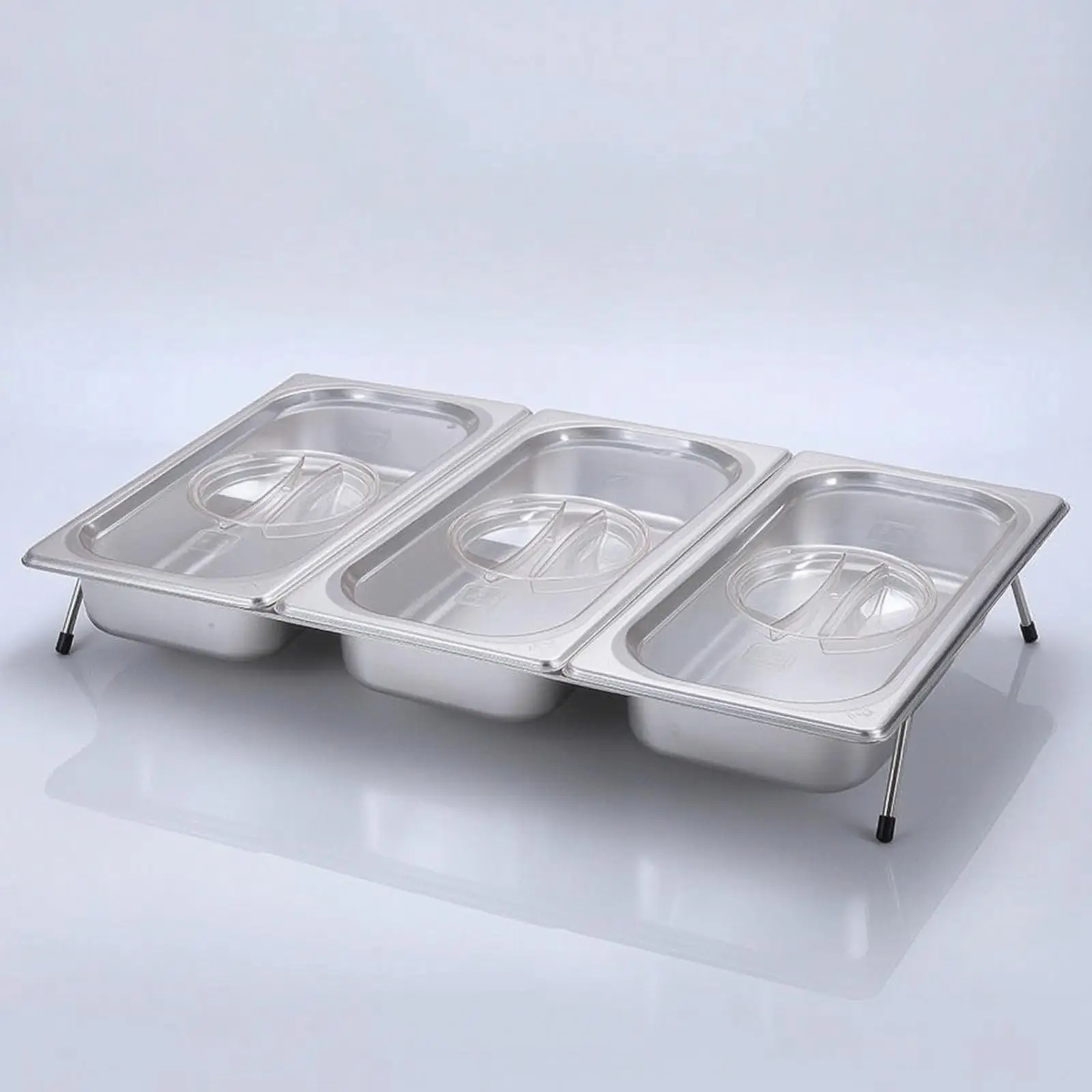 Condiment Dispenser with 6 Compartments Commercial Condiment Dispenser with Lid