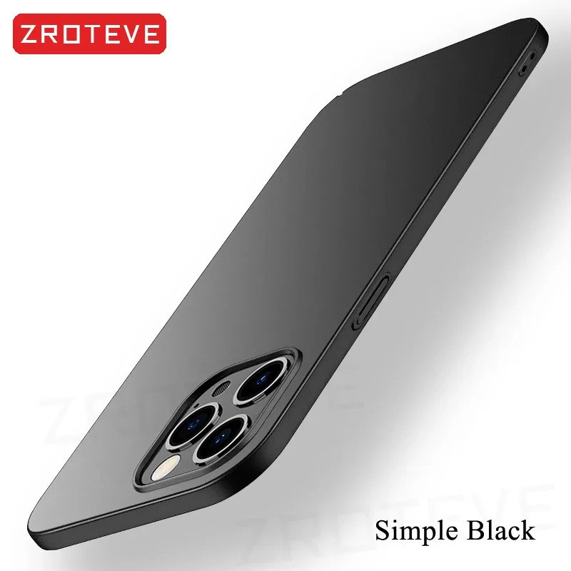 Handyhüllen für iPhone 18 Pro Max 17 17e Air 16 16e 15 14 Plus 13 Mini Hülle ZROTEVE Luxuriöse Ultradünne Matte Hartschale aus Kunststoff – Detail 20