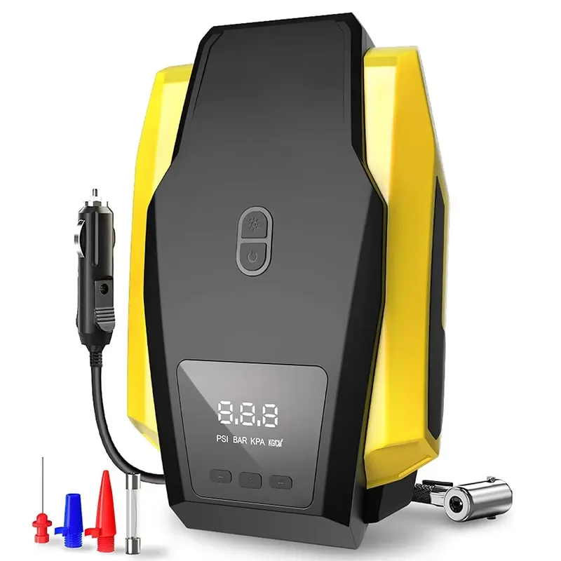 New Car Air Pump Portable Digital Display 22-cylinder High-power Air Pump Lighting and Inflation Two-in-one