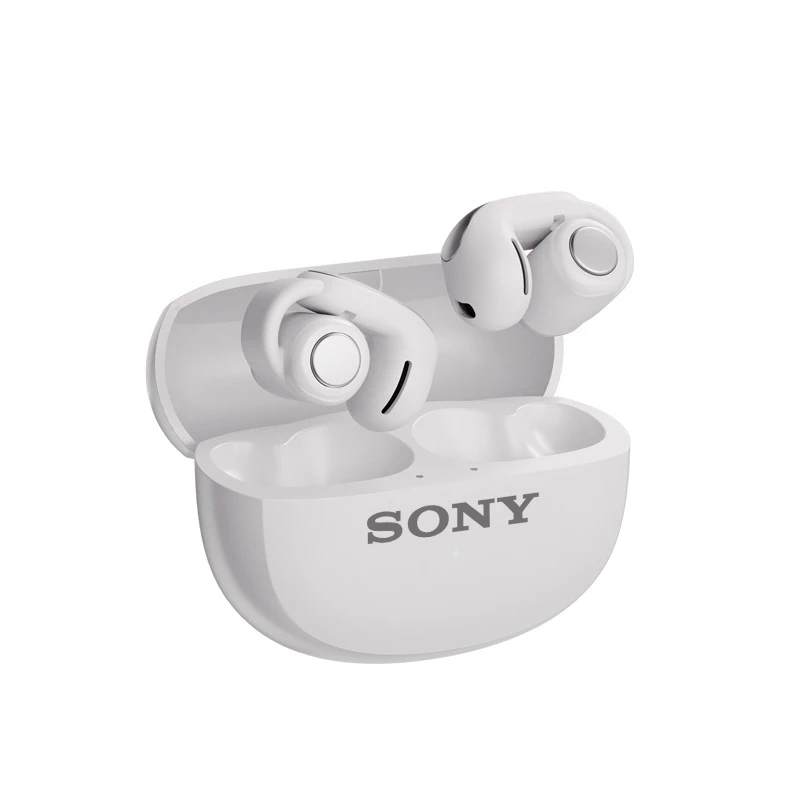 SONY V12 Ear Clip Earbuds Bluetooth5.3 Waterproof Sport Earphone TWS ENC Noise Reduction Headphone HiFi Stereo HD Call Headset