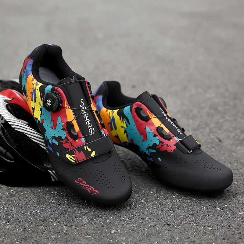Herren-Fahrradschuhe MTB, Leichte und Langlebige Mountainbike-Schuhe, Geeignet für Outdoor-Bergfahrten, Unisex 37-46 – Detail 18