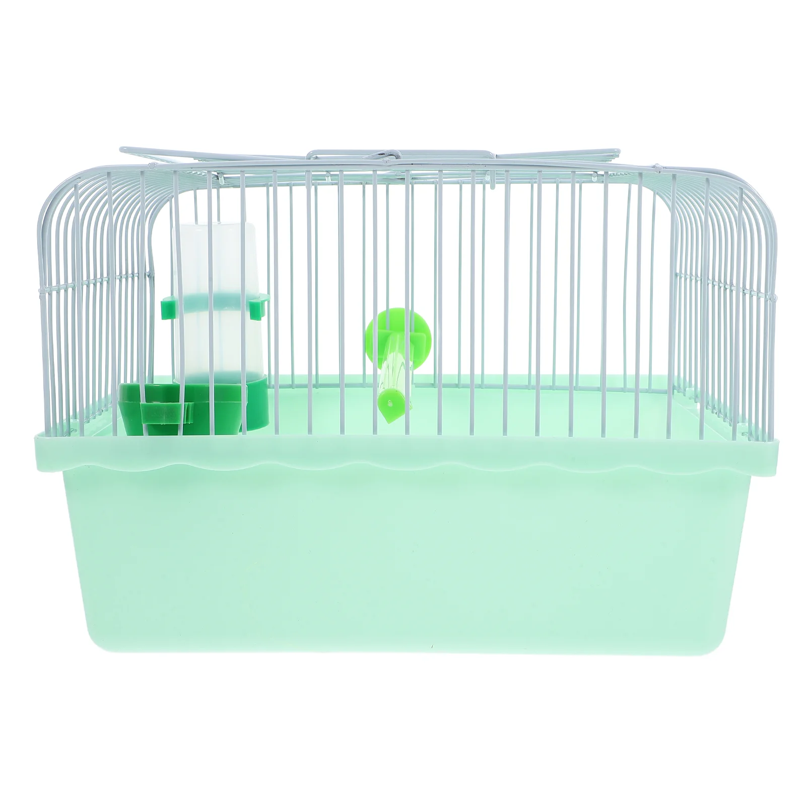

Portable Bird Cage for Parrots Lovebirds Perch Food Box Water Dispenser Spacious Ideal Travel Outdoor Pet