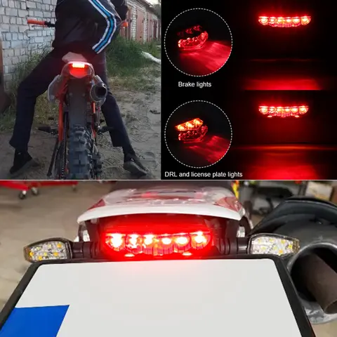 10 best sales motorcykel bakljus - №1