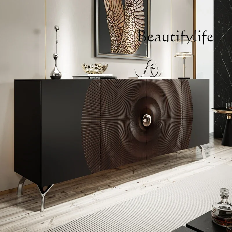 

Kh Italian light luxury porch cabinet, post-modern original side cabinet, entrance foyer partition storage cabinet