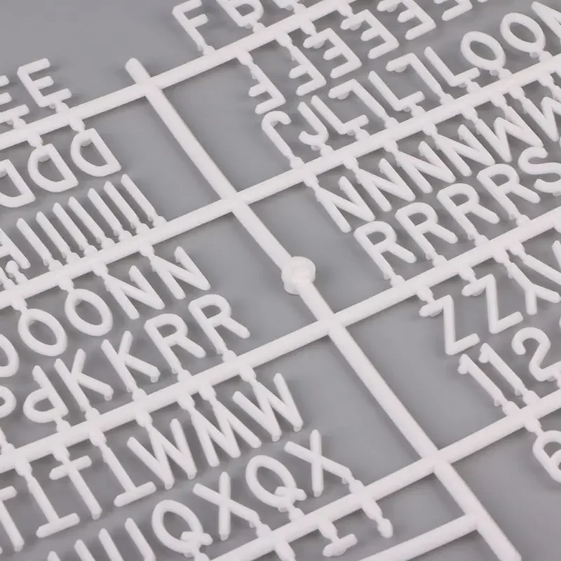 ورأى لوح أحرف أرقام ورأى لوح أحرف رموز ورأى مجلس الحروف الهجائية المواد البلاستيكية للوحات أحرف قابلة للتغيير Y5GB #4