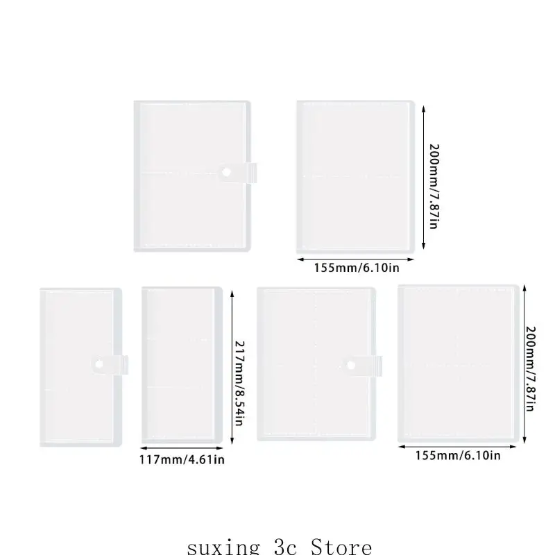 2xWaterproof PP File Storage Bag with Insert Pages Feature Snap Button/without Snap Button Design Document Organization