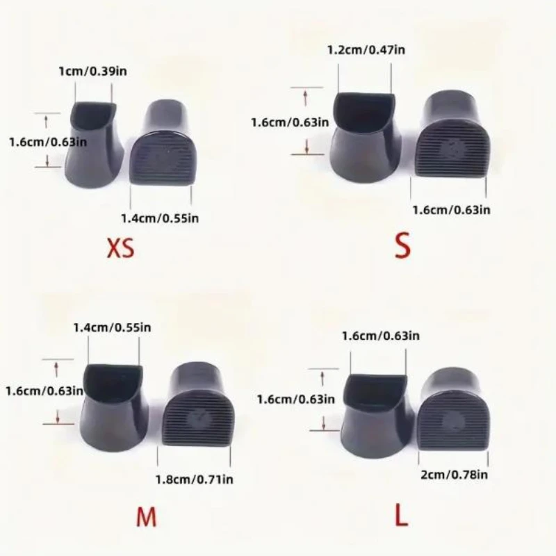 4 szt. XS/S/M/L silikonowe ochraniacze na wysokie obcasy antypoślizgowe damskie nakładki na obcasy redukujące hałas odpowiednie na trawy moklands i trawniki