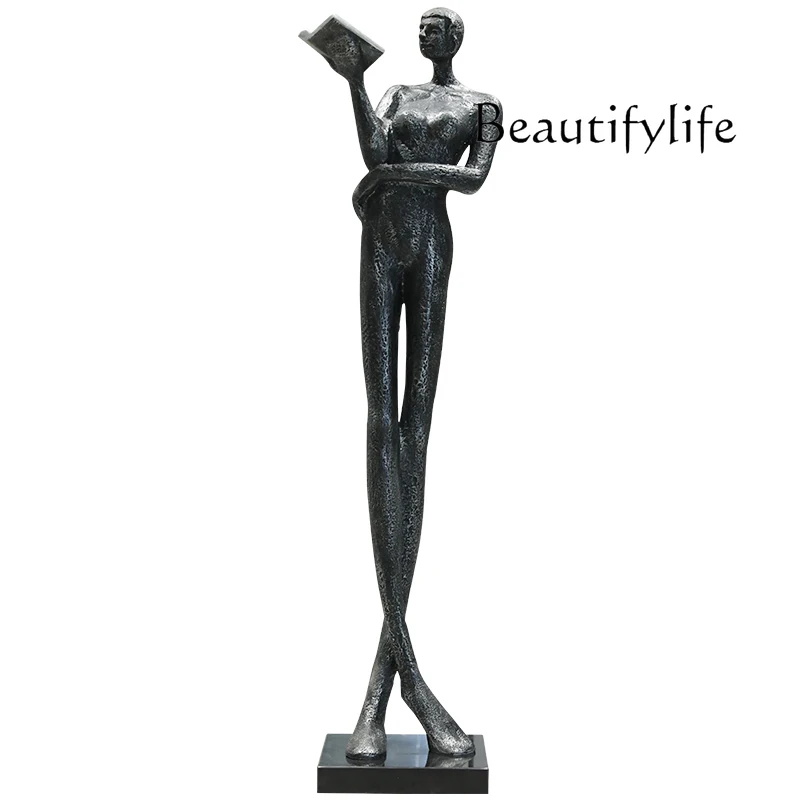 

Hotel lobby creative sculpture large floor figure art ornament