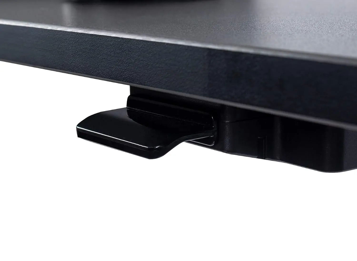 Electric Adjustable Height Standing Desk with Locking Casters & Furniture Feet, 60