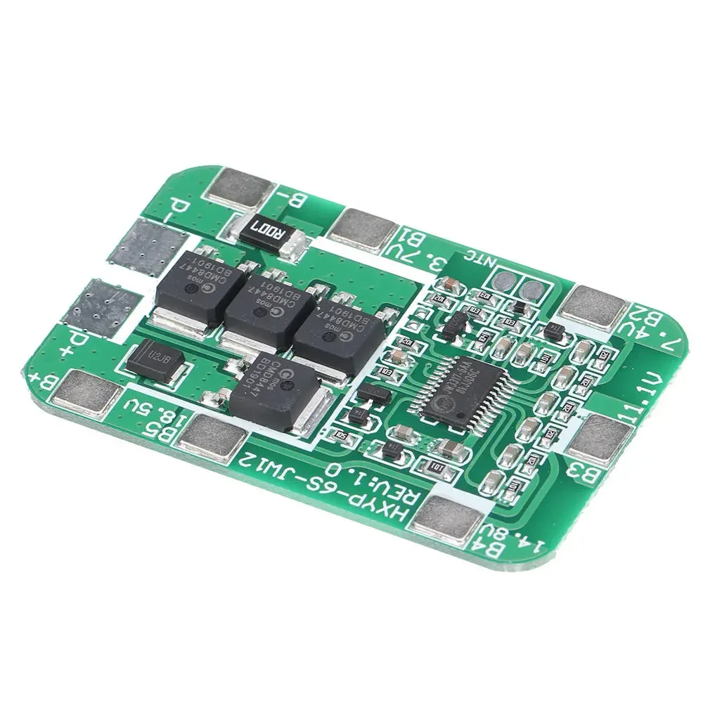 6S 14a 22.2V 18650 Batterij Beschermingsplaat Voor 18650 Li-Ion Lithium Batterij Cel Oplader Bescherm Module Pcb Bms