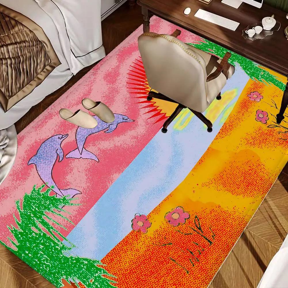Global Star B-Bad Bunnys Door Mat Room Bedroom Decoration Balcony Anti-Slip Doormat Living Room Doormat Area Rug