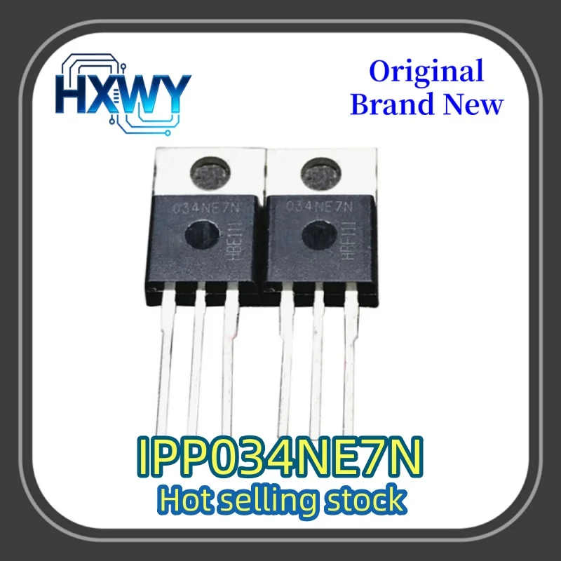 

10/50 pcs IPP034NE7N 034NE7N TO-220 MOSFET brand new original in stock fast shipping