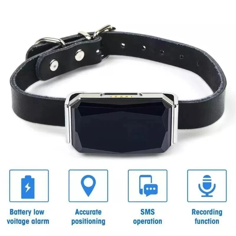 Smart Waterproof Pet Locator GPS Location Collar Tracker Anti-lost For Cats Dogs