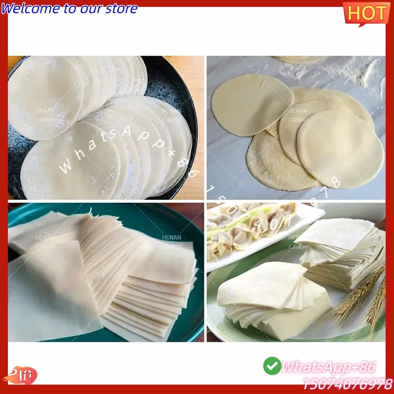 2026 Small Arabic Pita Bread Samosa Tortilla Making Machine Dumpling Wrapper Making Machine