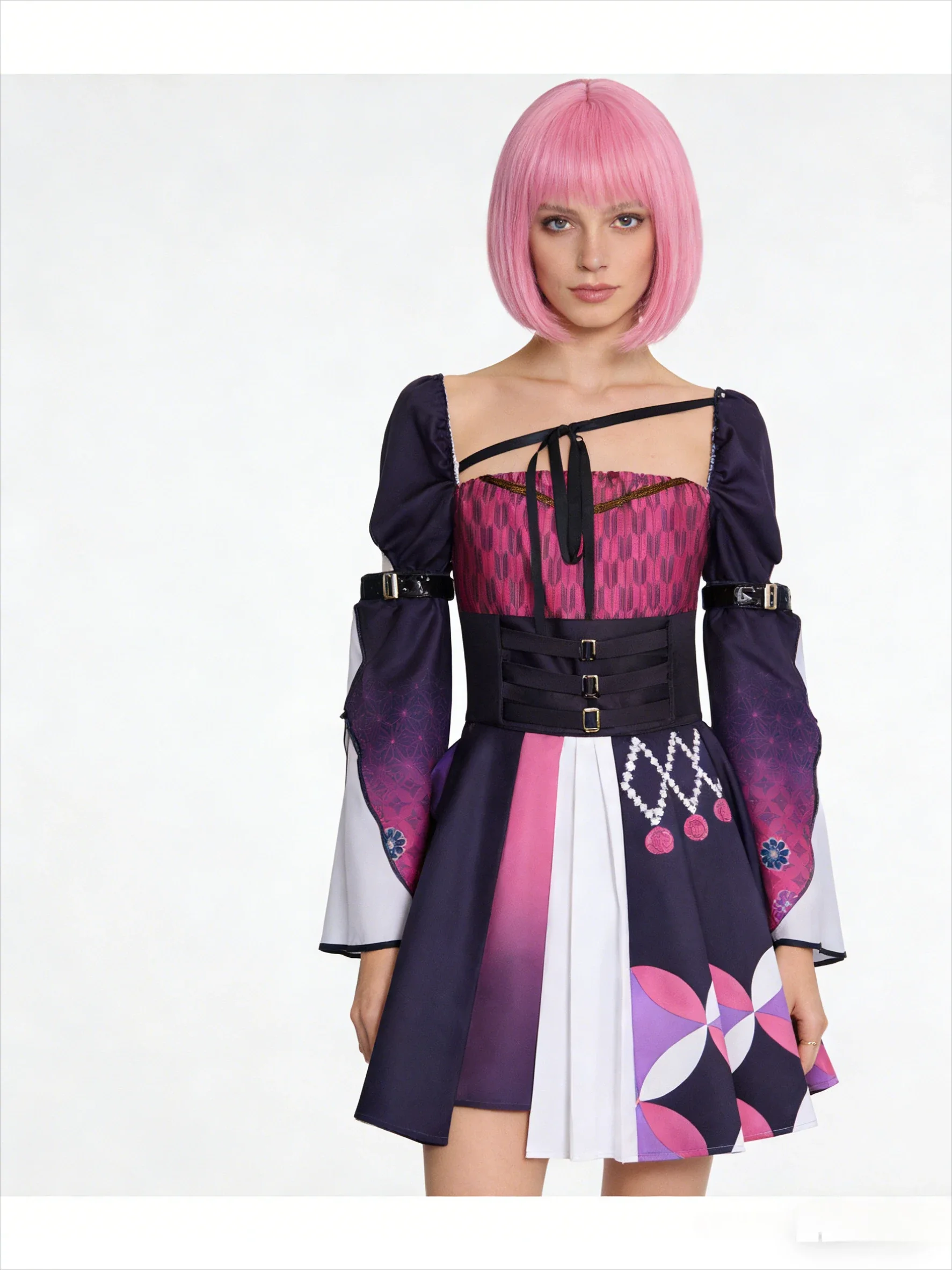 In Stock Emu Otori Cosplay Anime Game Project Sekai Colorful Stage Emu Cosplay Halloween Role Playing Costume and Wig for Adult