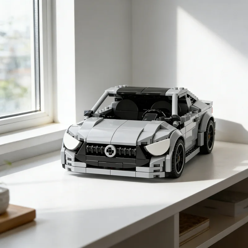 

324 детали MOC Mercedes-AMG GT Coupe City Champions, конструктор, архитектурные игрушки, рождественские подарки, развивающая игрушка для детей