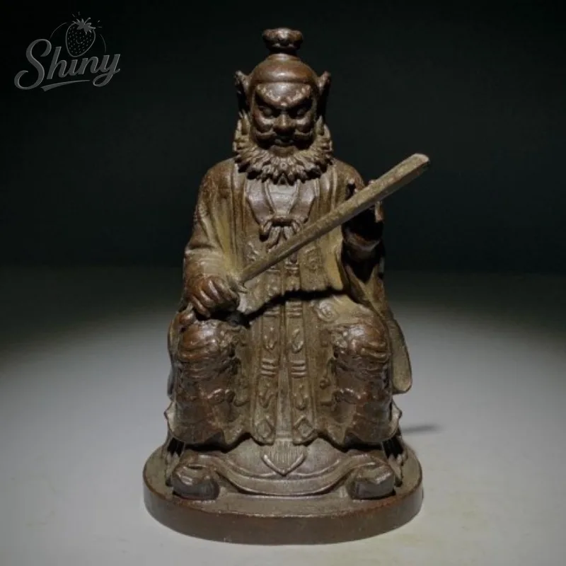 

Antiques Zhang Tianshi Bronze Statue Tianshi Zhong Kui Buddha Statue Antique Collection