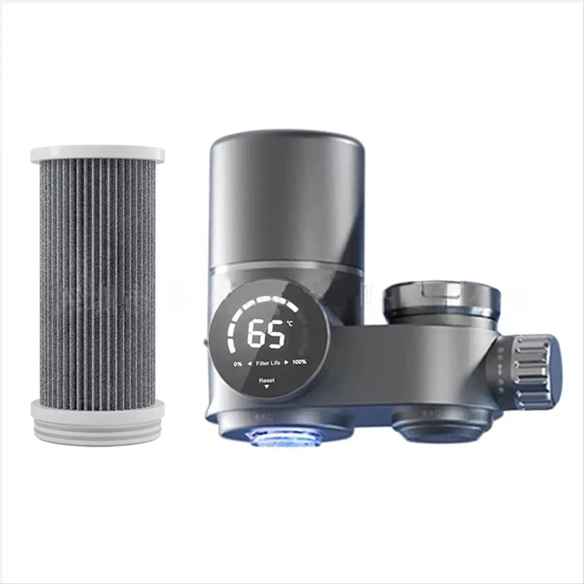 [HIHI] Kitchen Faucet Water Filter with 8-Stage Filtration and Smart Display - Essential Water Filtration System for Home Use