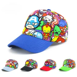 New Cartoon Disney Spiderman Cap For Kids Marvel Printing Baby Baseball Caps Boys Girls Hip Hop Sun Hats Spring Autumn Child Hat