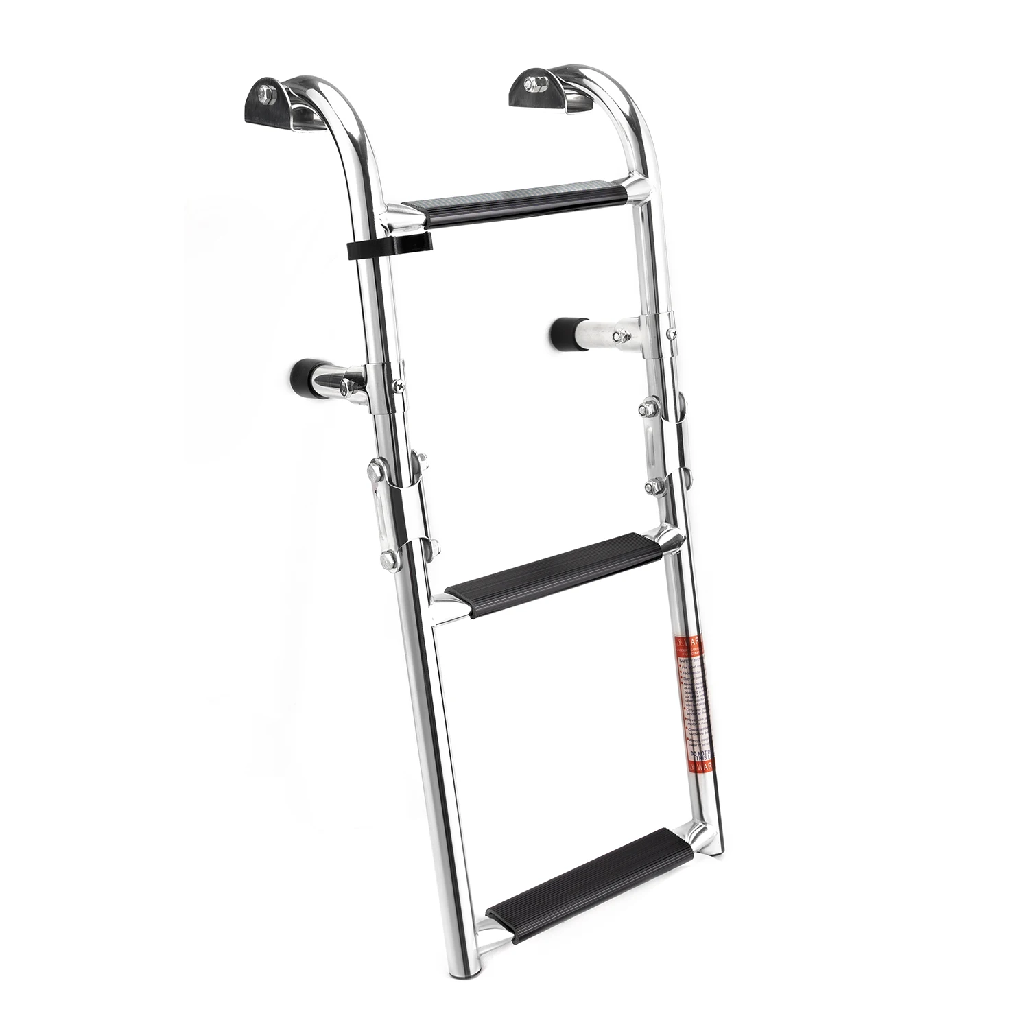 

STLF HANSE MARINE Stainless Steel Folding Boat Ladder with Plastic Steps for Marine Boat Yacht