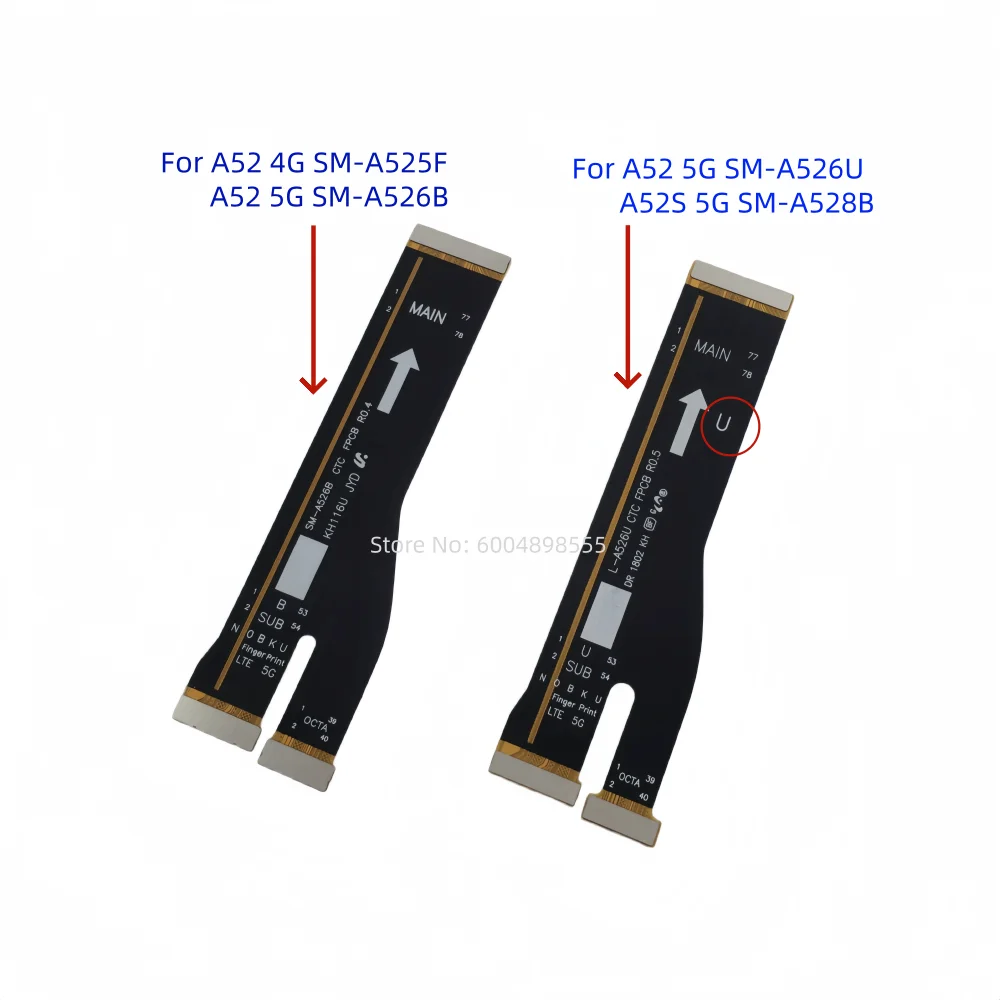 1 unidad de cable flexible conector de carga para placa base Samsung Galaxy A52 4G SM-A525F A52 5G SM-A526B A526U A52S 5G A528B