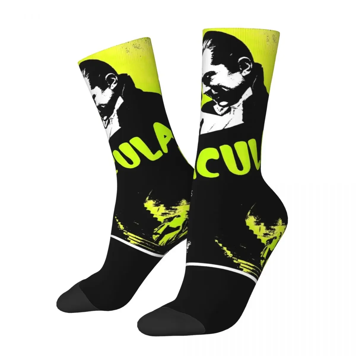 

Fashion Male Men Socks Harajuku Dracula Lugosi Horror Movie Poster Vampire Sock Graphic Women Socks Spring Summer Autumn Winter