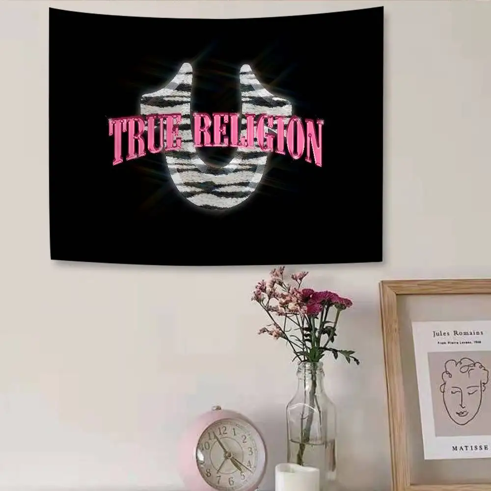 Fashion T-TrueS R-ReligionS Printed Large Wall Tapestry Cheap Hippie Wall Hanging Bohemian Tapestries Mandala INS Home Decor