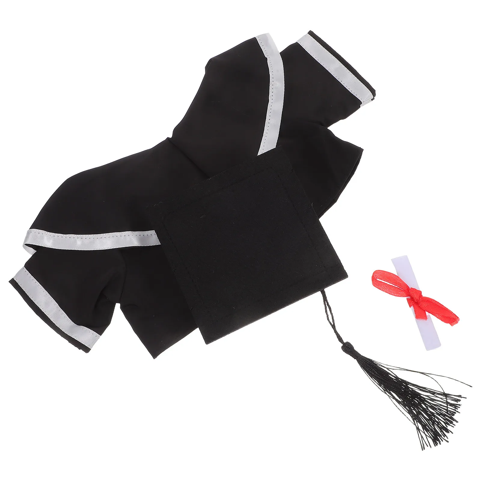 

Набор из 1 комплекта: Выпускной костюм медведя (костюм для выпускного) из прочного полиэстерового фетра для церемоний, вечеринок, подарков и декора