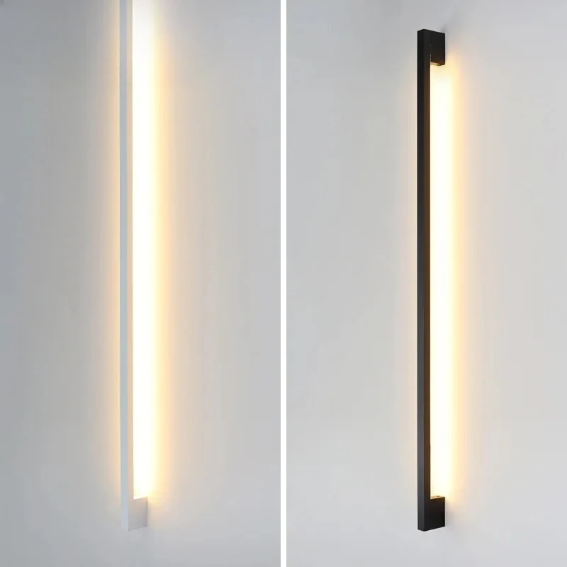 

Smart Dimmable Outdoor Wall Light Black Modern LED Lamp IP65 Waterproof Via APP Control for Garden Home