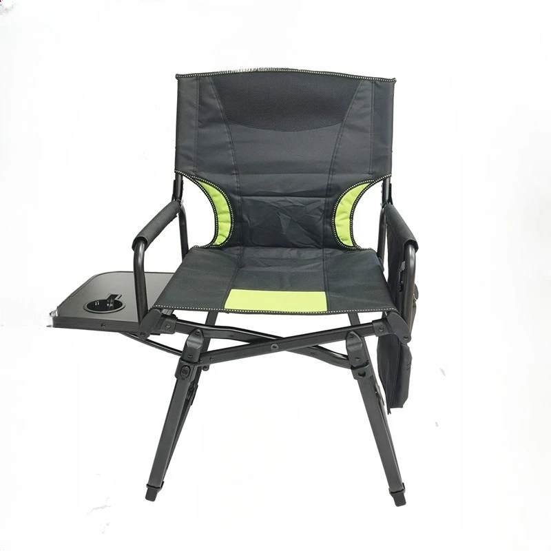 

Camping Chair Portable Sketch Backrest Casual Belt Cup Seat Side Bag Beach