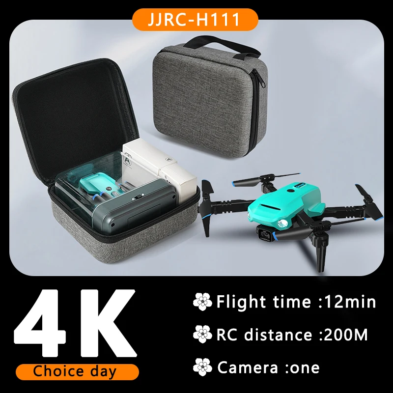 JJRC H111 Drone 4K HD EIS Camera 5G WiFi FPV Headless Mode Aircraft Brushless Motor Optical Flow RC Quadcopter dla dzieci Zabawka