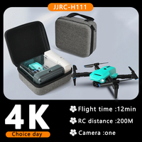 JJRC H111 Drone 4K HD EIS Camera 5G WiFi FPV Headless Mode Aircraft  Brushless Motor Optical Flow RC Quadcopter for Children Toy