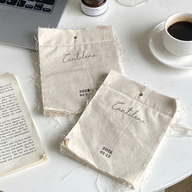 2026年クリエイティブなパーソナライズされた布製カレンダー、韓国風装飾、英国風カレンダー、キャンバスフック式カレンダー、壁飾り