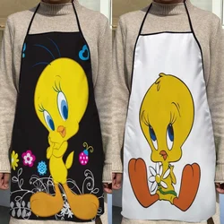 Custom T--weety -Bird Kitchen Apron Dinner Party Cooking Apron Adult Baking Accessories Waterproof Fabric Printed Cleaning Tools